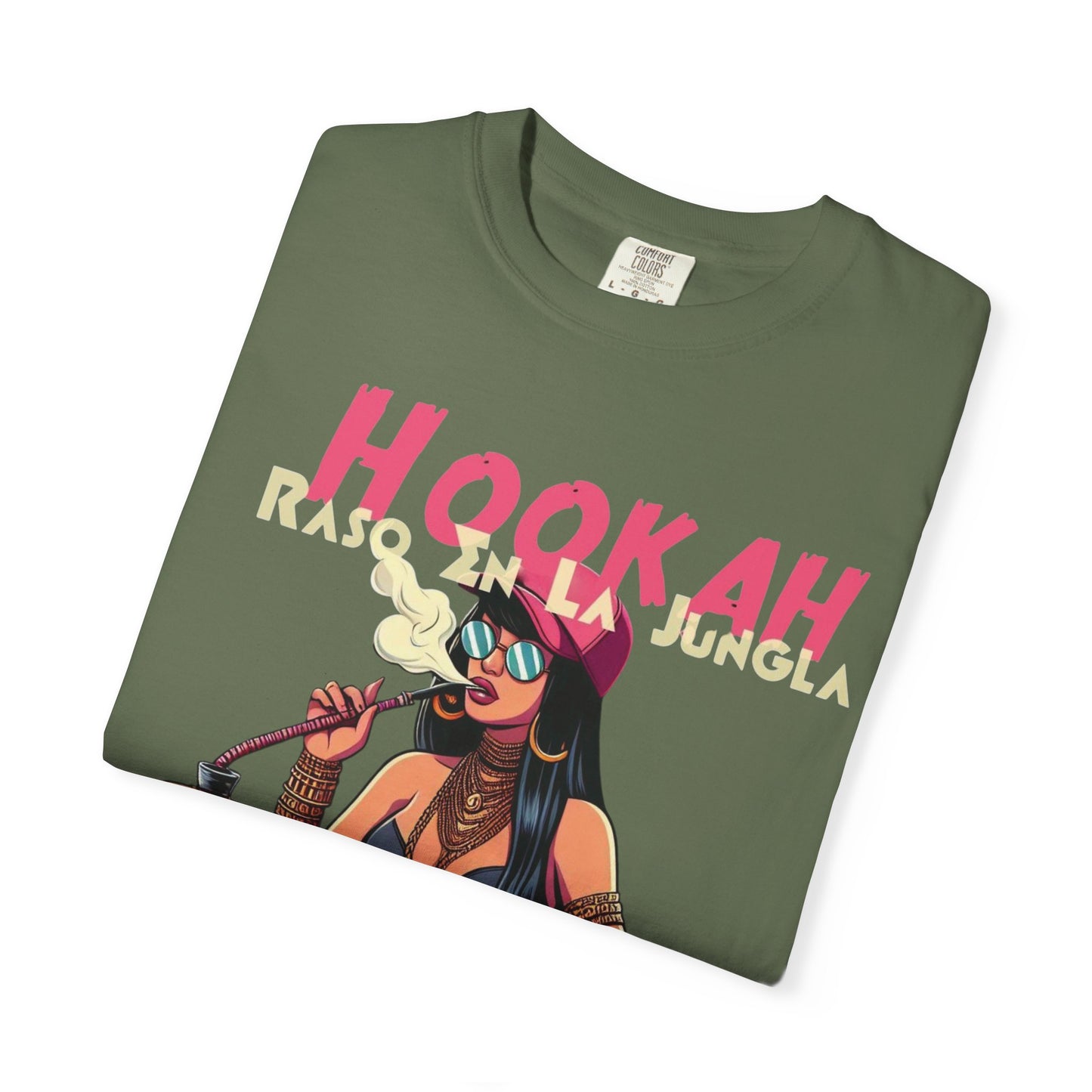 Raso En La Jungla Hookah Vibrant Graphic Tee for Hookah Lovers, Unisex Casual Shirt, Unique Gift, Summer Vibes, Trendy Style
