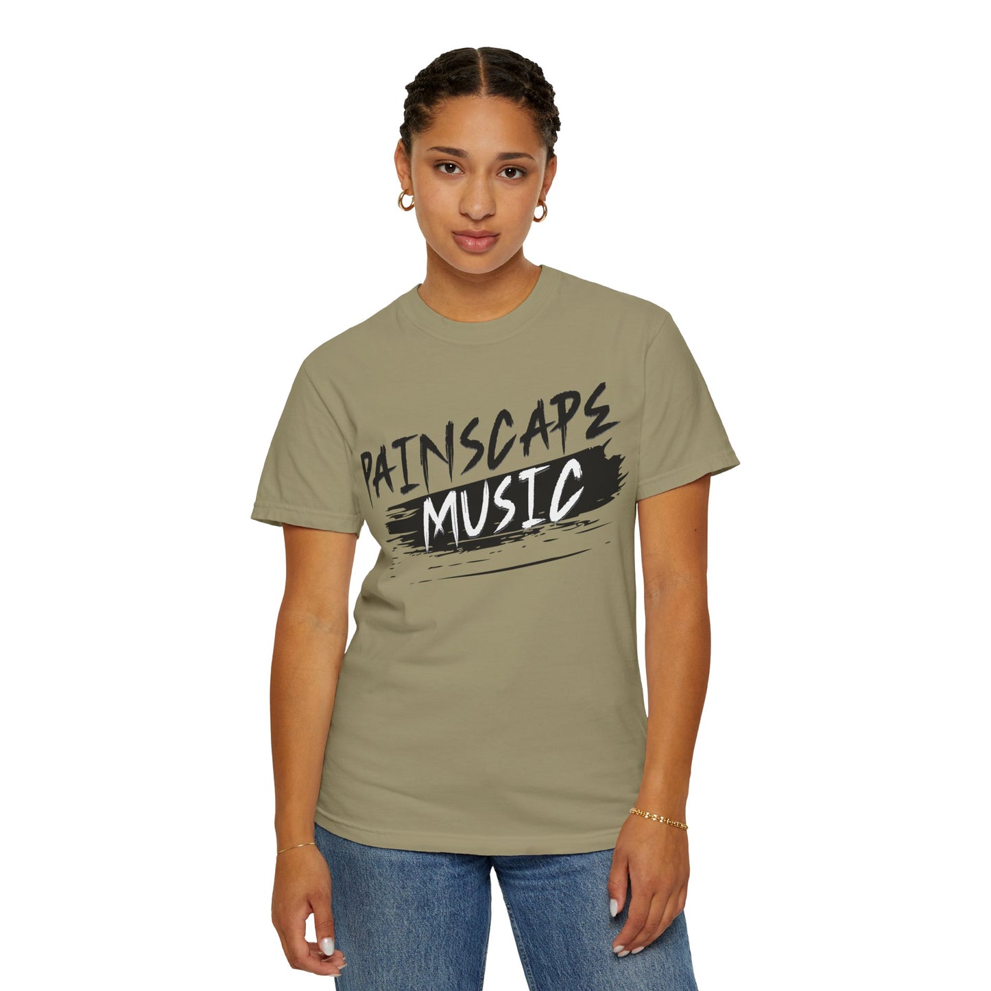 Painscape Music Unisex Garment-Dyed T-Shirt, Painscape Music Tee, Casual Wear, Concert Outfit, Gift for Musicians, Music Lover Apparel