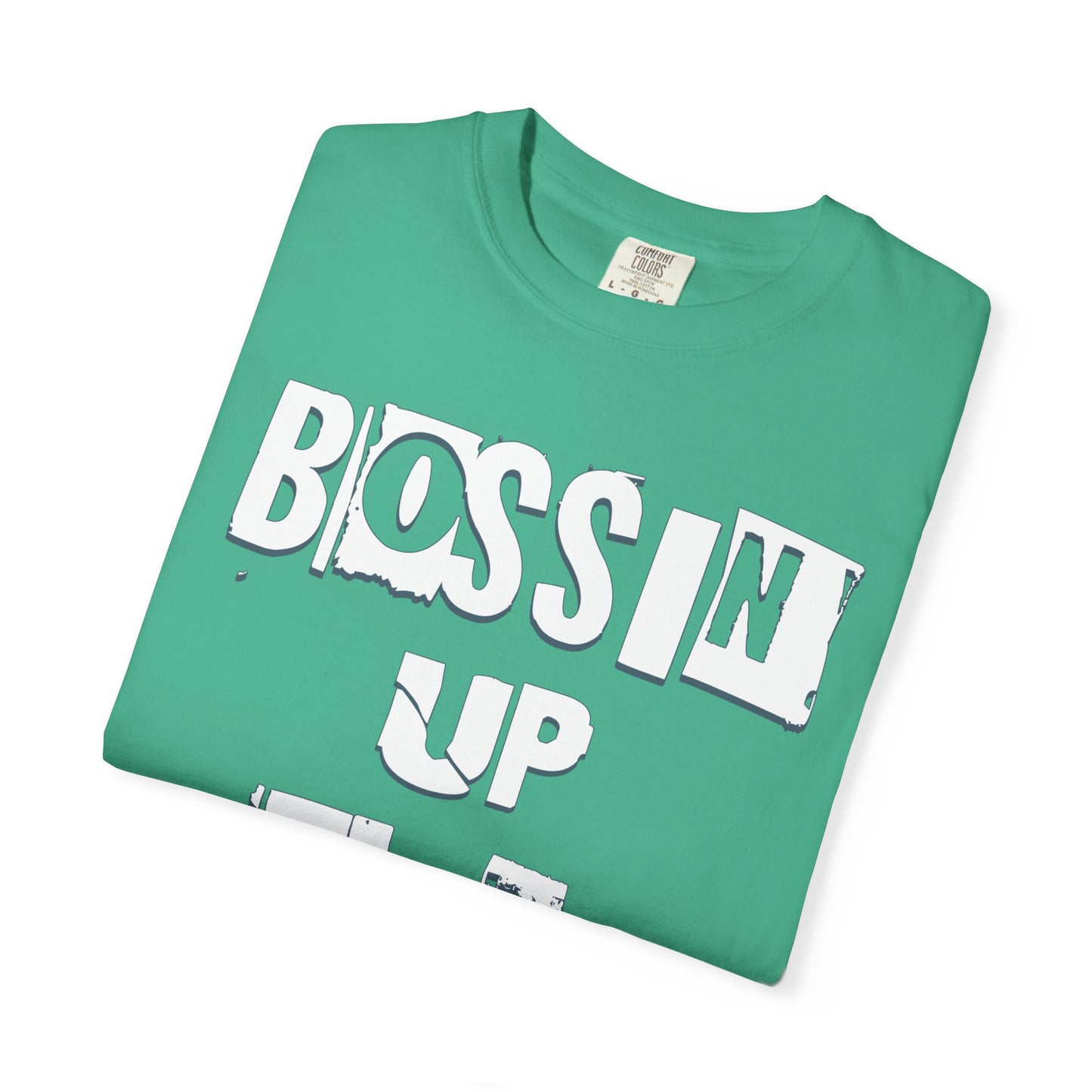 Bossin' Up the Beats Unisex Garment-Dyed T-Shirt - Perfect for Music Lovers, Gift for DJs, Concerts, Festival Wear, Casual Style