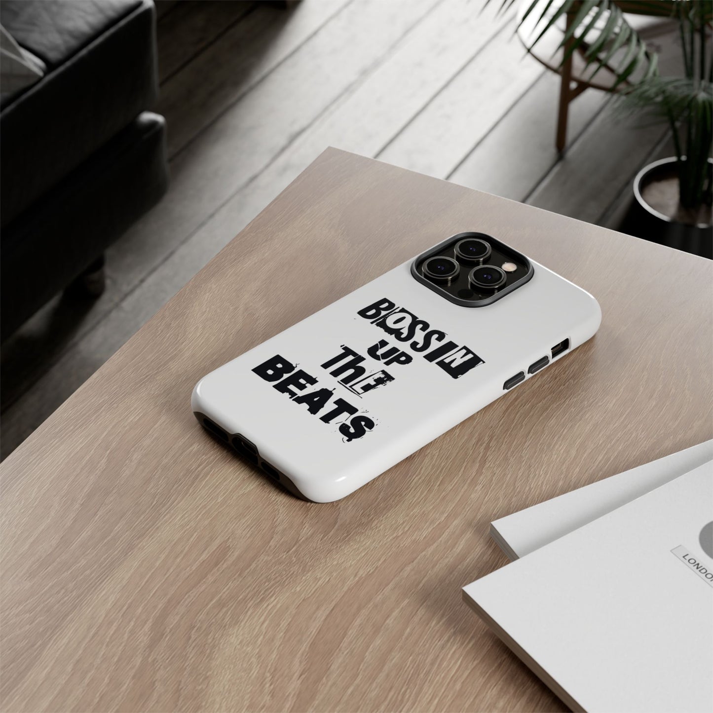 Bossin' Up the Beats Phone Case, Music Lover Gift, Trendy Phone Cover, Unique Phone Accessories, Birthday Present, Creative Tech Gear