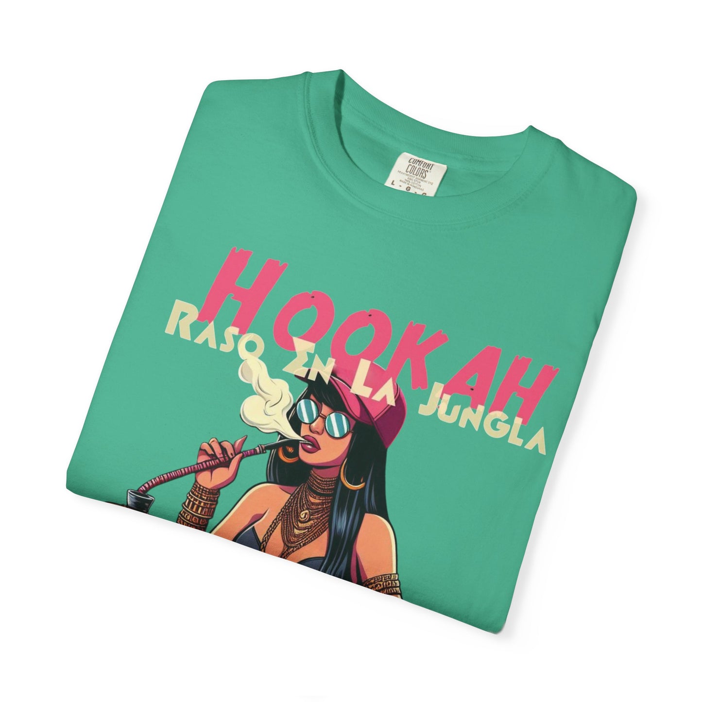 Raso En La Jungla Hookah Vibrant Graphic Tee for Hookah Lovers, Unisex Casual Shirt, Unique Gift, Summer Vibes, Trendy Style