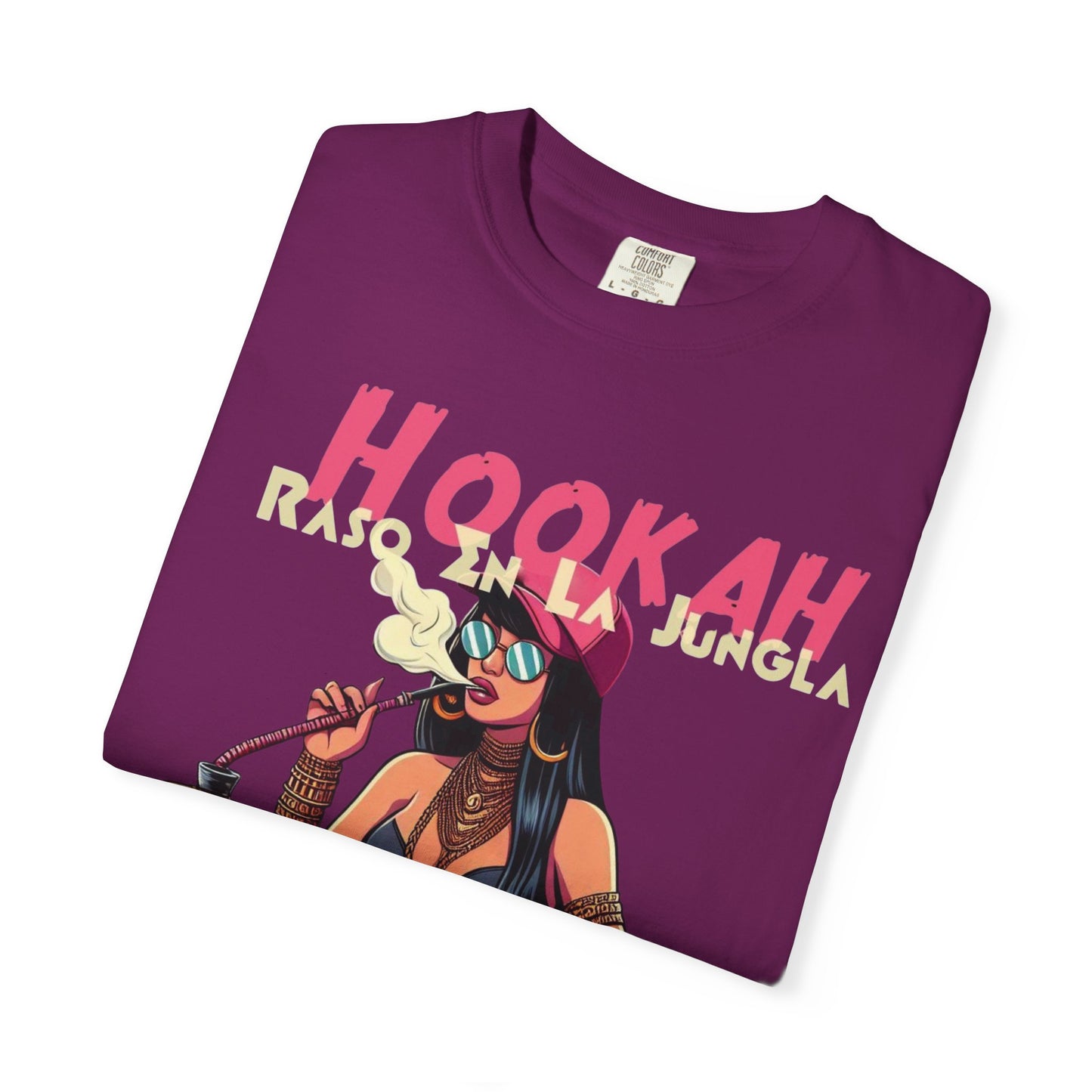 Raso En La Jungla Hookah Vibrant Graphic Tee for Hookah Lovers, Unisex Casual Shirt, Unique Gift, Summer Vibes, Trendy Style