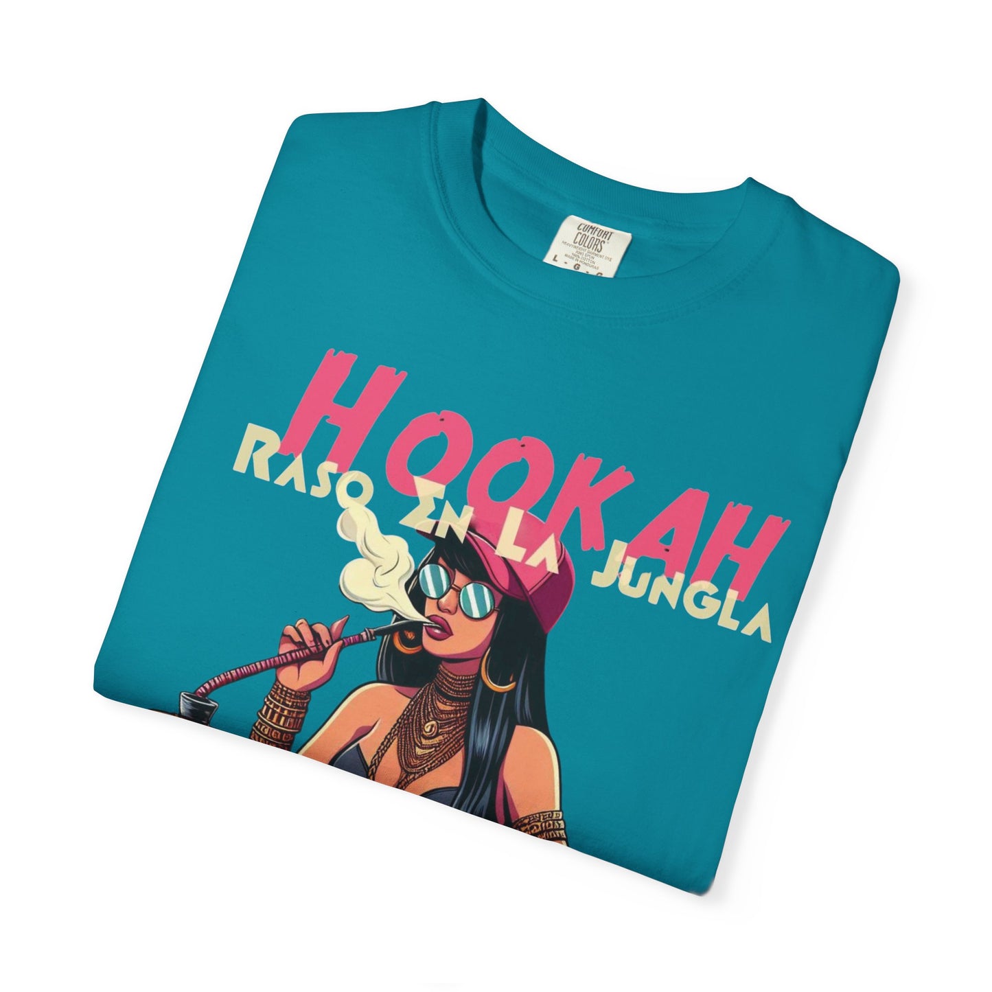 Raso En La Jungla Hookah Vibrant Graphic Tee for Hookah Lovers, Unisex Casual Shirt, Unique Gift, Summer Vibes, Trendy Style