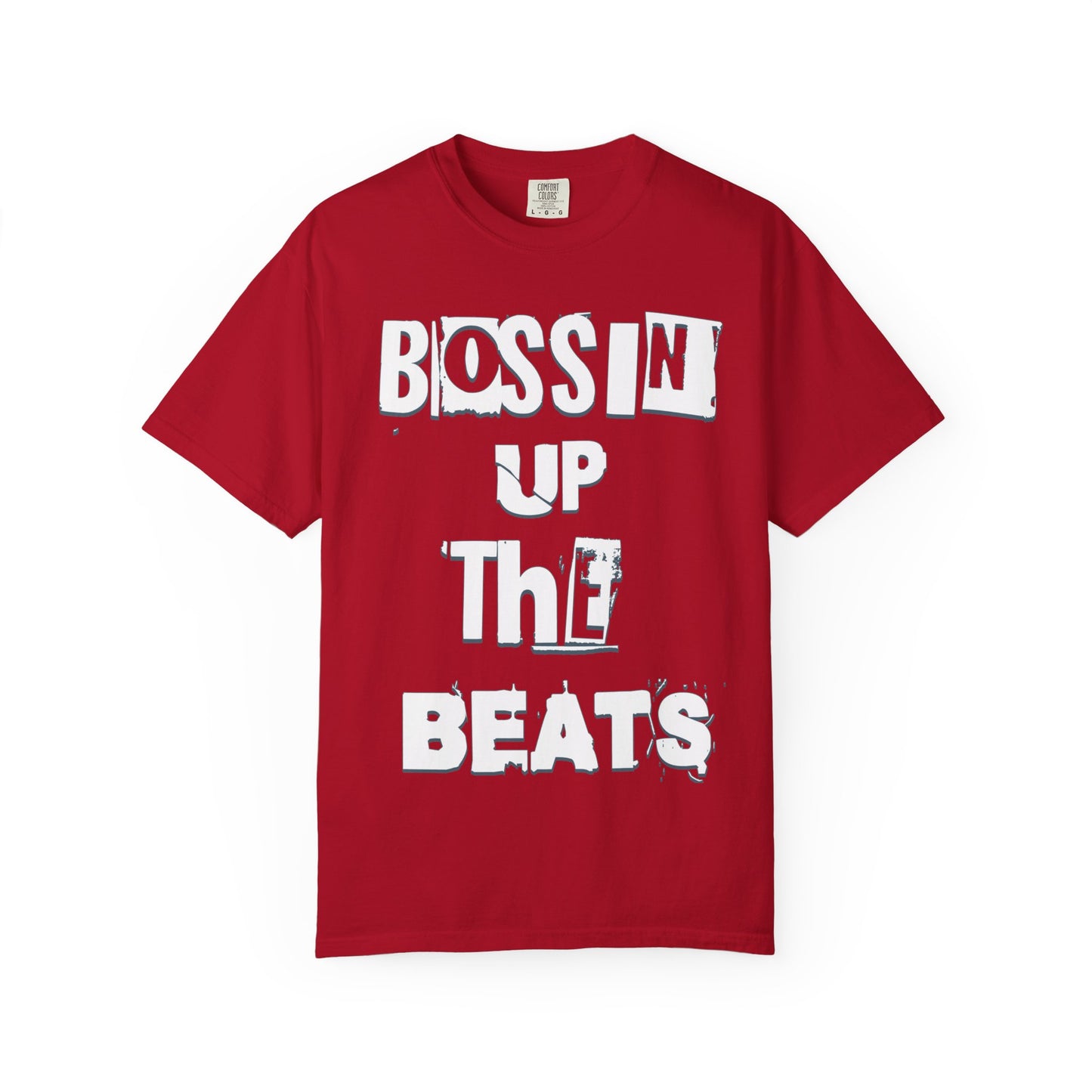 Bossin' Up the Beats Unisex Garment-Dyed T-Shirt - Perfect for Music Lovers, Gift for DJs, Concerts, Festival Wear, Casual Style