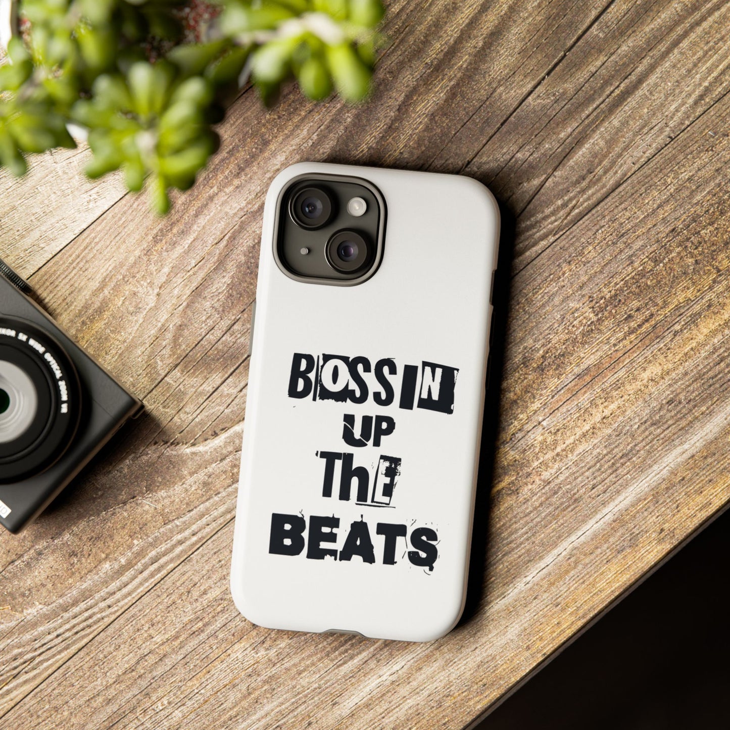 Bossin' Up the Beats Phone Case, Music Lover Gift, Trendy Phone Cover, Unique Phone Accessories, Birthday Present, Creative Tech Gear