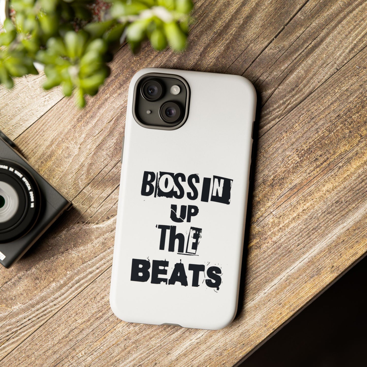 Bossin' Up the Beats Phone Case, Music Lover Gift, Trendy Phone Cover, Unique Phone Accessories, Birthday Present, Creative Tech Gear