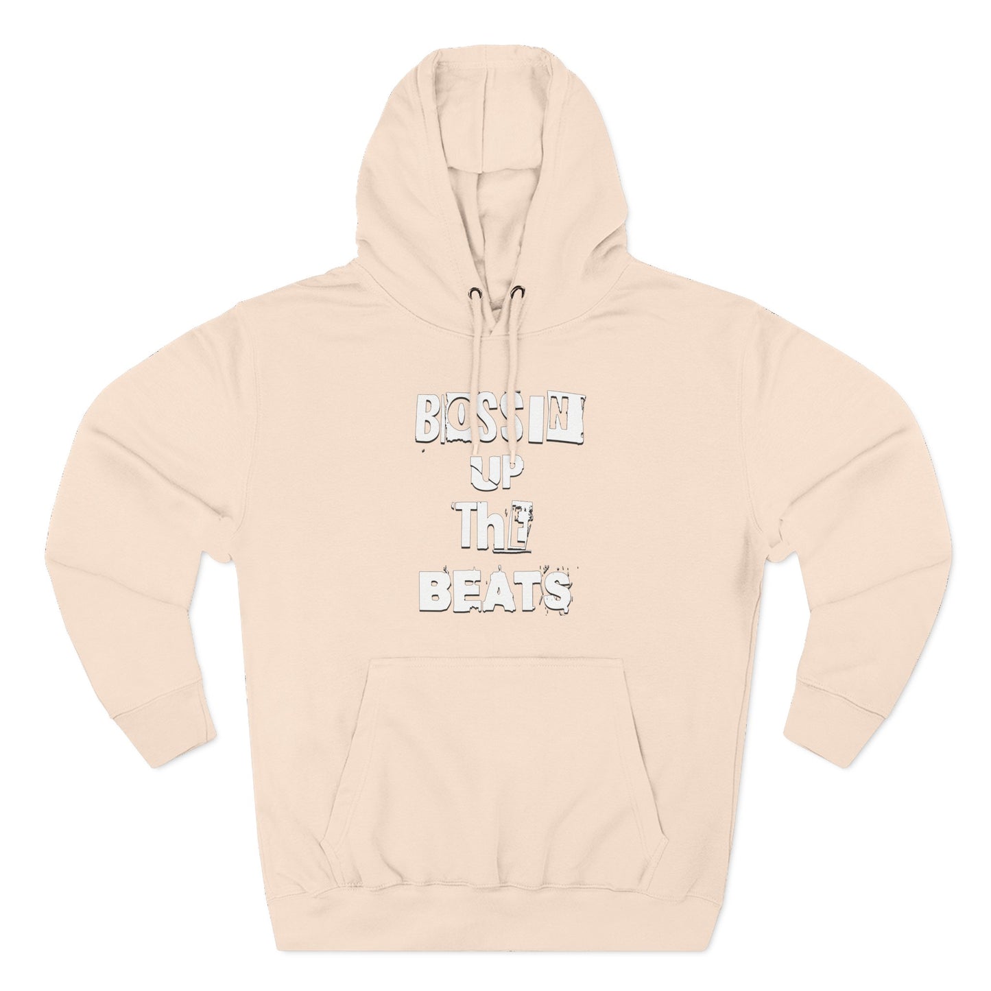 Bossin' Up The Beats Inspired Fleece Hoodie - Comfortable Music Lover's Apparel, Cozy Gift for Musicians