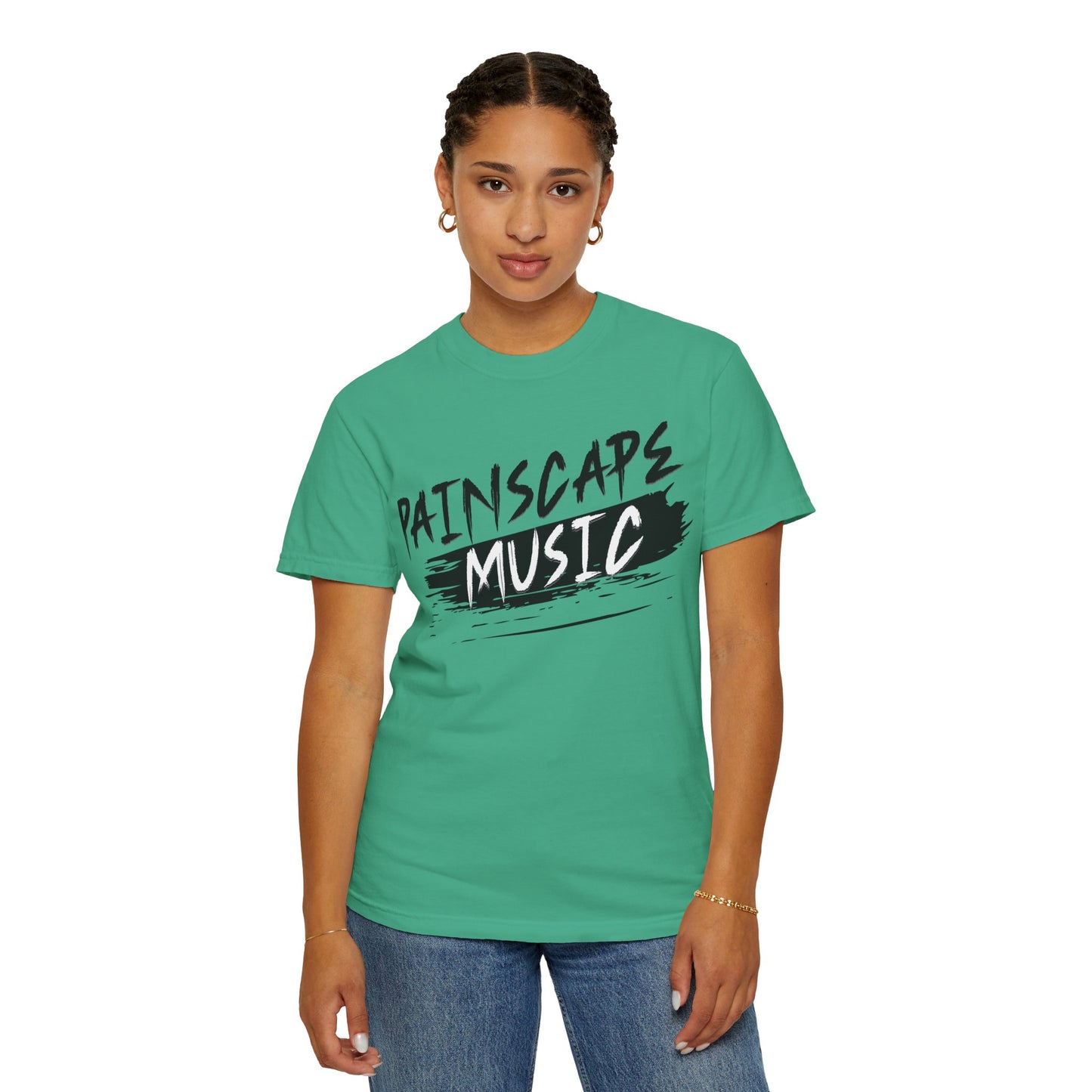 Painscape Music Unisex Garment-Dyed T-Shirt, Painscape Music Tee, Casual Wear, Concert Outfit, Gift for Musicians, Music Lover Apparel