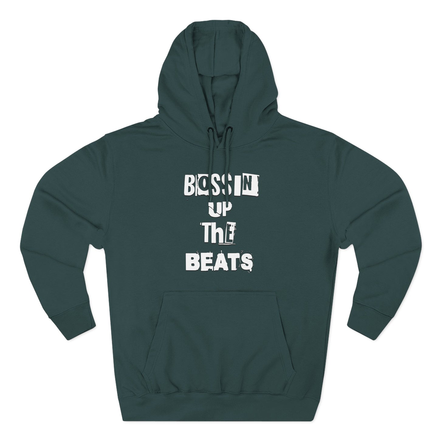 Bossin' Up The Beats Inspired Fleece Hoodie - Comfortable Music Lover's Apparel, Cozy Gift for Musicians
