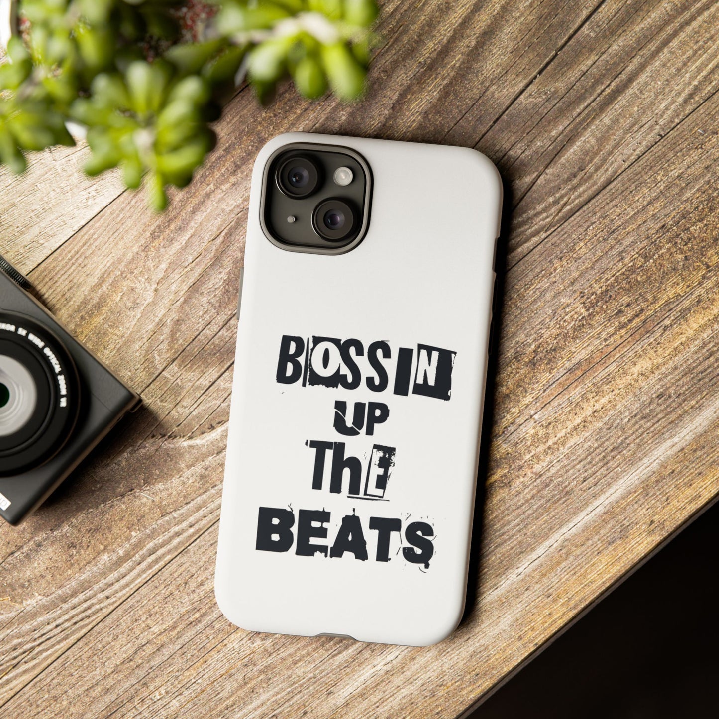 Bossin' Up the Beats Phone Case, Music Lover Gift, Trendy Phone Cover, Unique Phone Accessories, Birthday Present, Creative Tech Gear