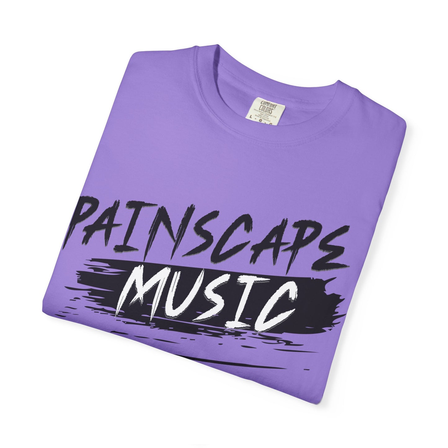 Painscape Music Unisex Garment-Dyed T-Shirt, Painscape Music Tee, Casual Wear, Concert Outfit, Gift for Musicians, Music Lover Apparel
