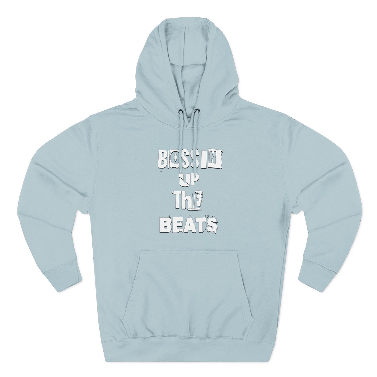 Bossin' Up The Beats Inspired Fleece Hoodie - Comfortable Music Lover's Apparel, Cozy Gift for Musicians