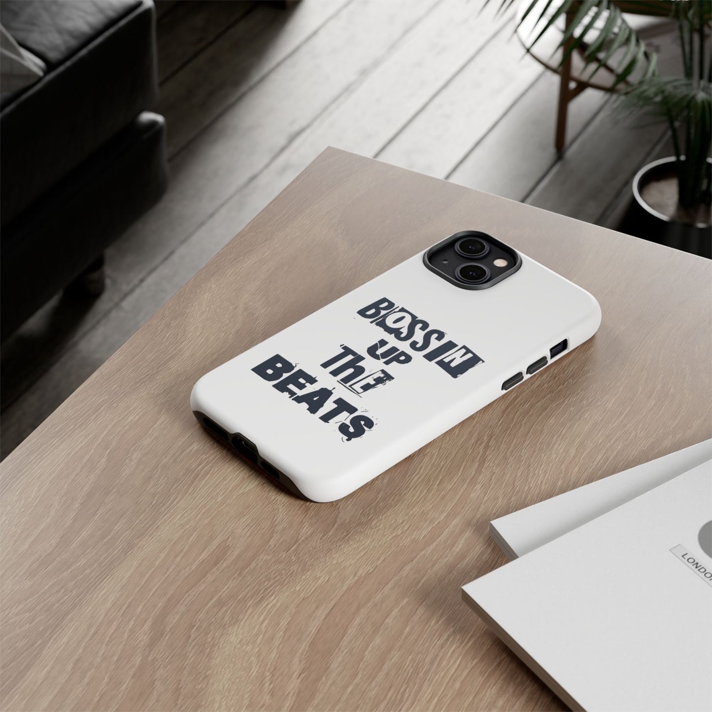 Bossin' Up the Beats Phone Case, Music Lover Gift, Trendy Phone Cover, Unique Phone Accessories, Birthday Present, Creative Tech Gear