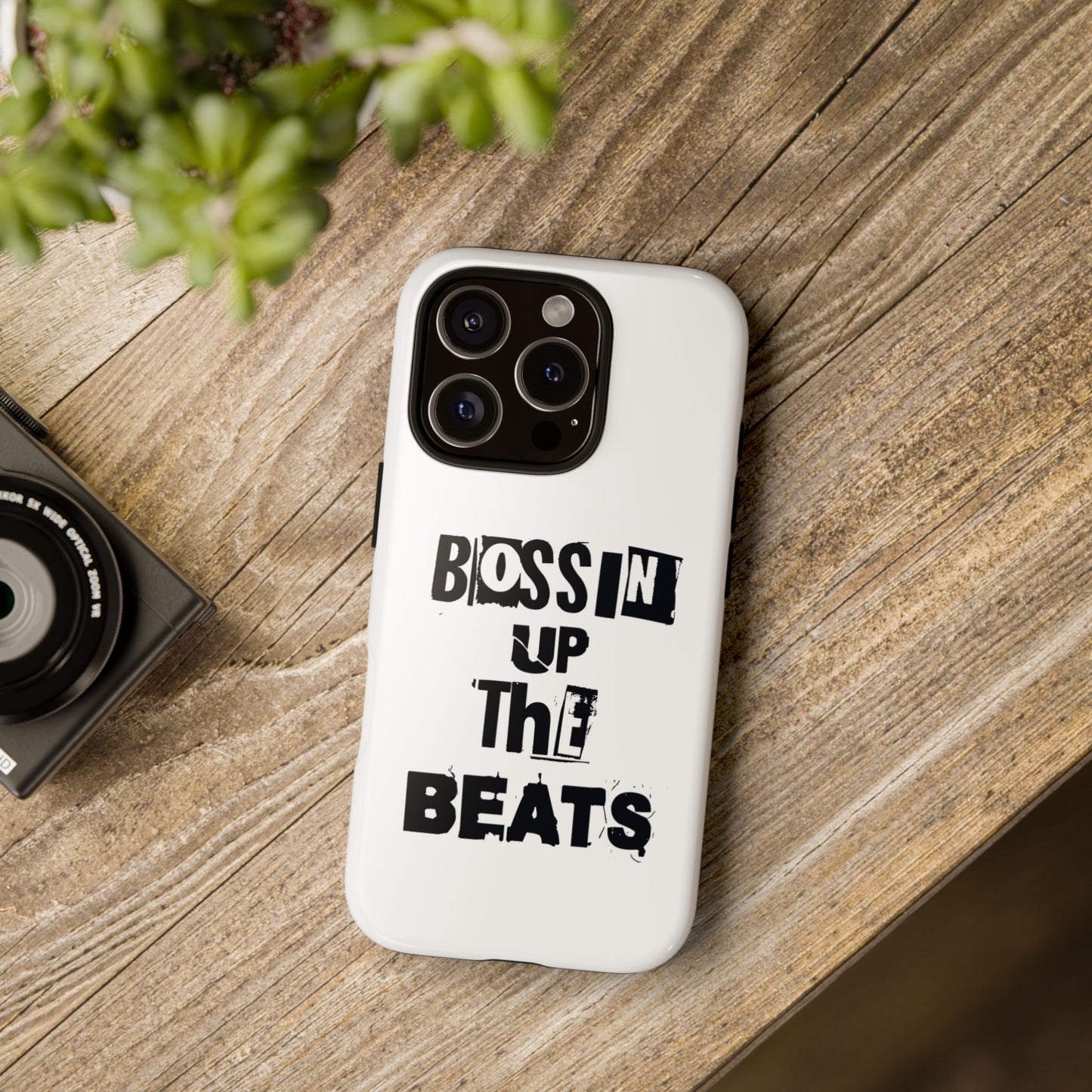 Bossin' Up the Beats Phone Case, Music Lover Gift, Trendy Phone Cover, Unique Phone Accessories, Birthday Present, Creative Tech Gear