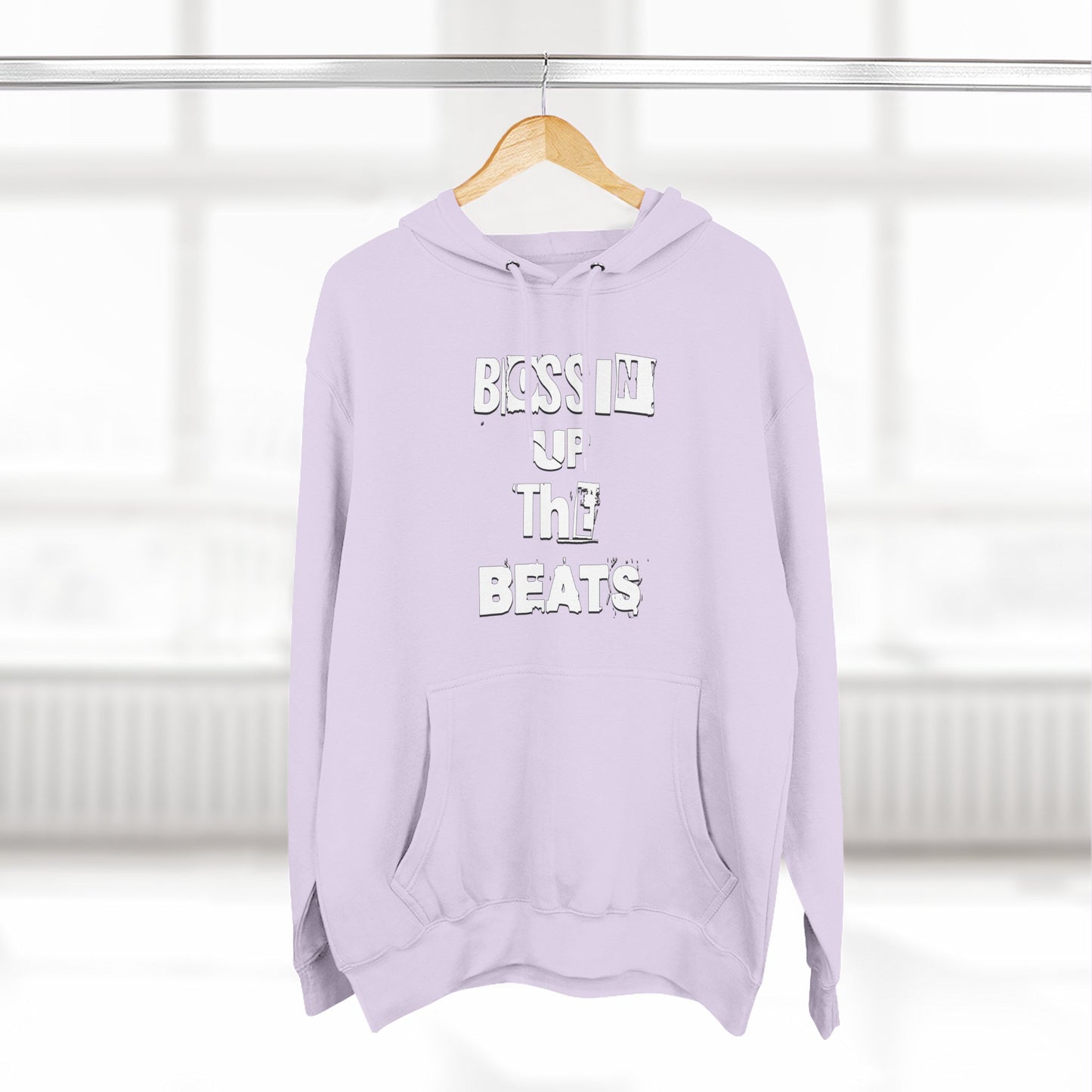 Bossin' Up The Beats Inspired Fleece Hoodie - Comfortable Music Lover's Apparel, Cozy Gift for Musicians