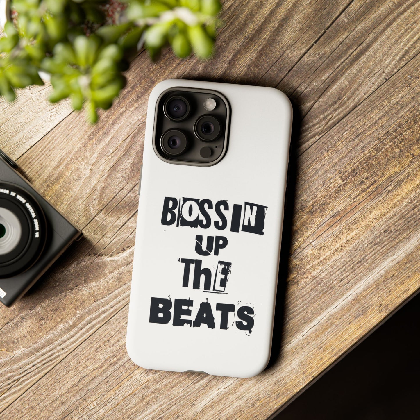 Bossin' Up the Beats Phone Case, Music Lover Gift, Trendy Phone Cover, Unique Phone Accessories, Birthday Present, Creative Tech Gear
