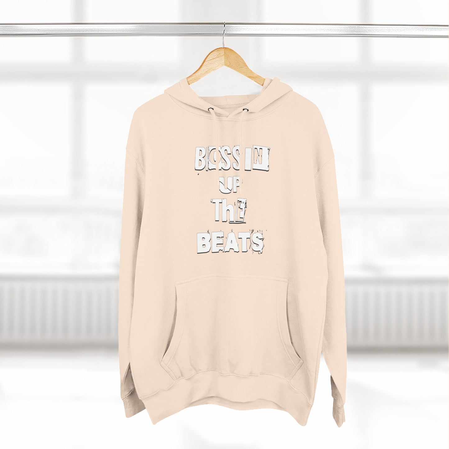 Bossin' Up The Beats Inspired Fleece Hoodie - Comfortable Music Lover's Apparel, Cozy Gift for Musicians
