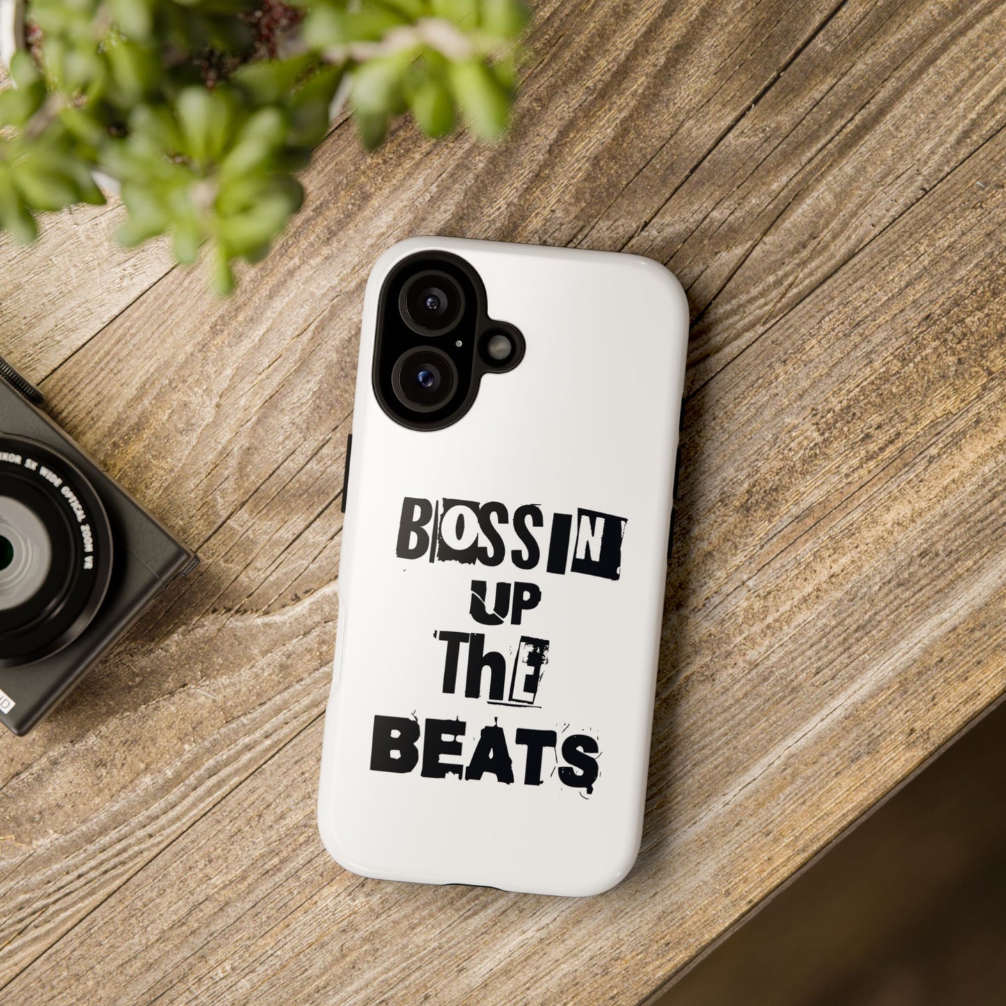 Bossin' Up the Beats Phone Case, Music Lover Gift, Trendy Phone Cover, Unique Phone Accessories, Birthday Present, Creative Tech Gear