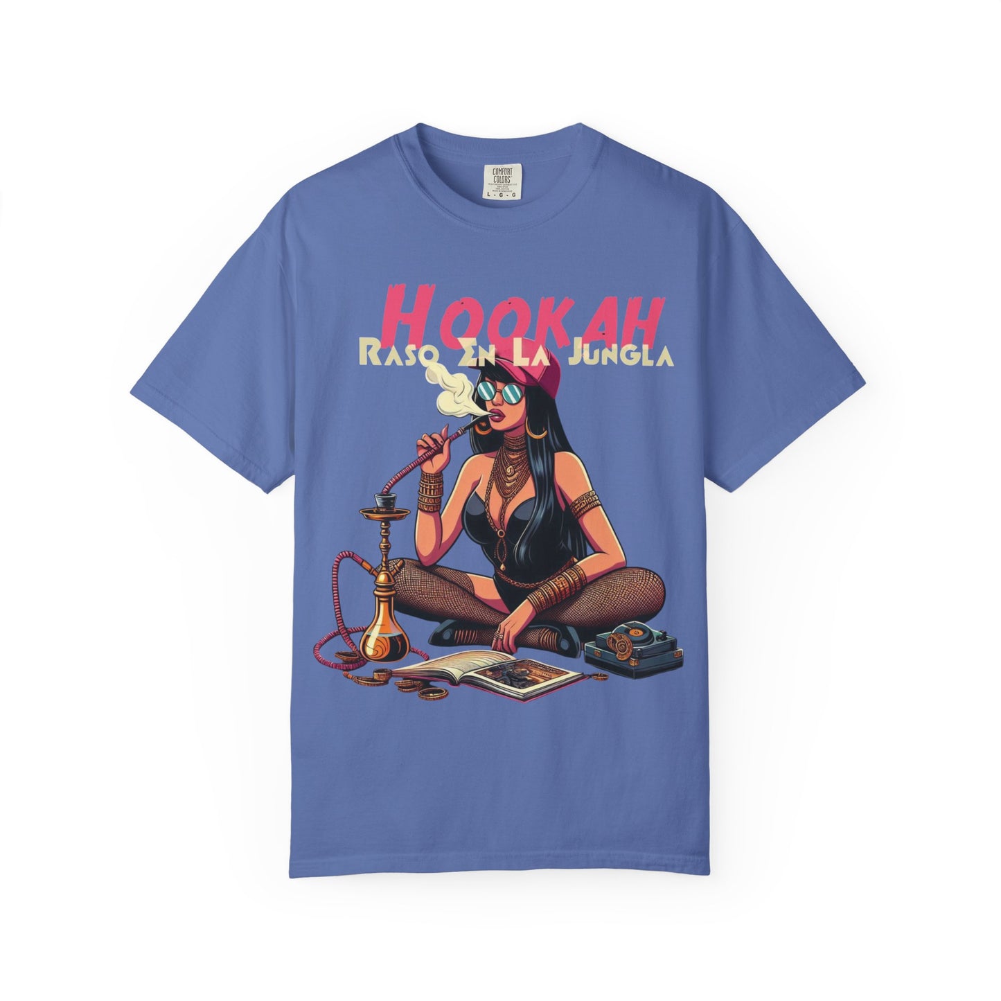 Raso En La Jungla Hookah Vibrant Graphic Tee for Hookah Lovers, Unisex Casual Shirt, Unique Gift, Summer Vibes, Trendy Style