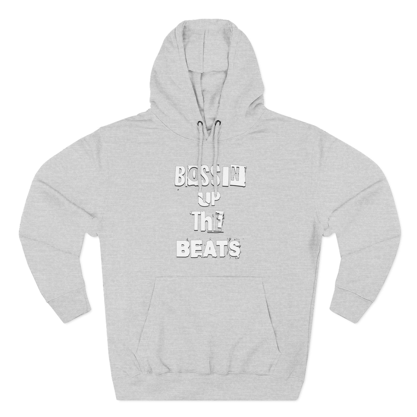 Bossin' Up The Beats Inspired Fleece Hoodie - Comfortable Music Lover's Apparel, Cozy Gift for Musicians
