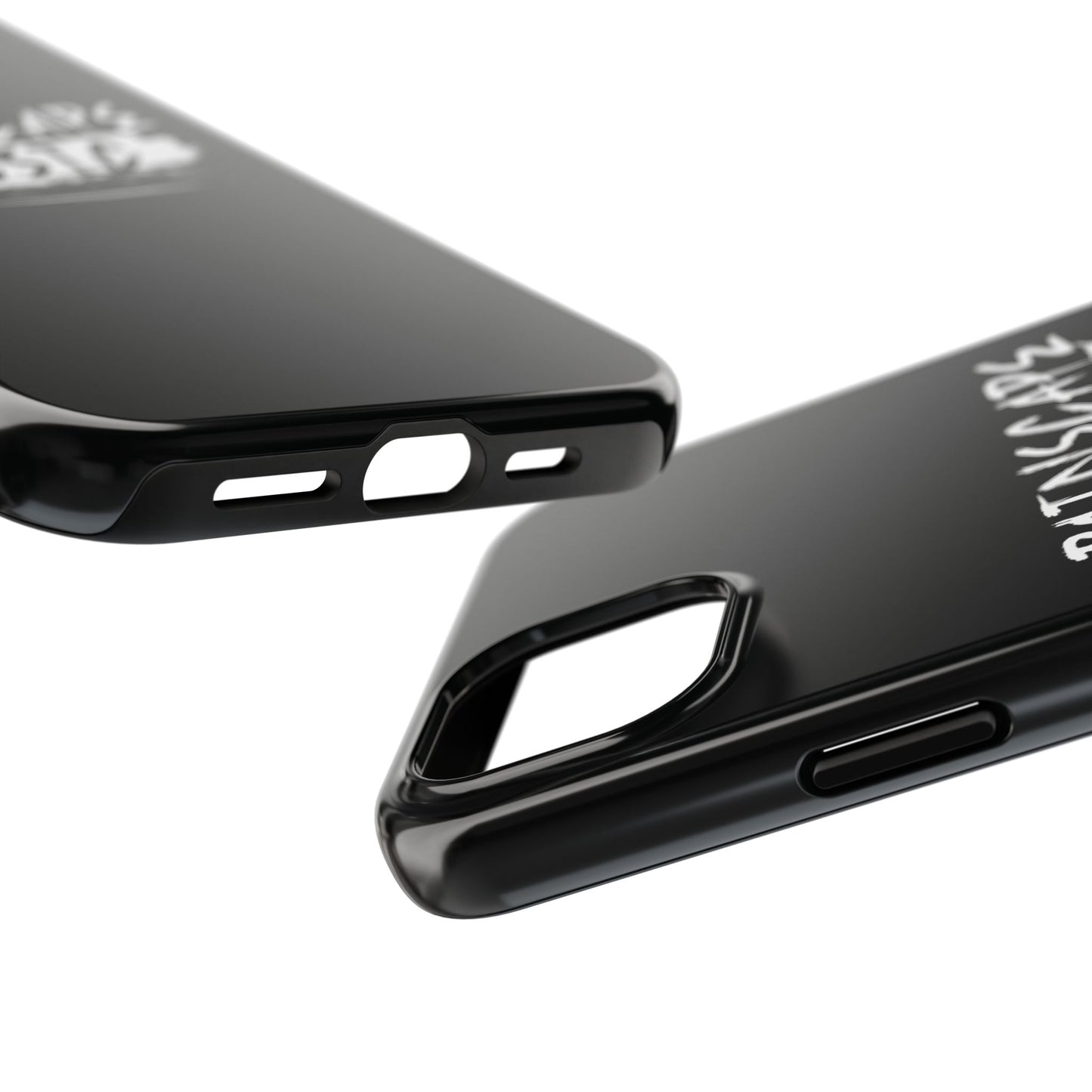 Tough Phone Case — "Painscape Music" Black Protective Phone Cover