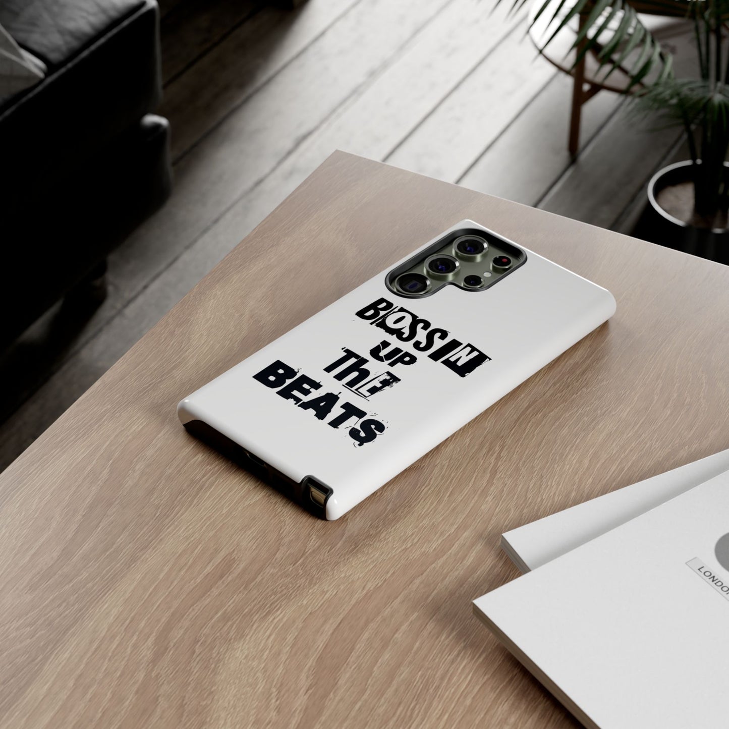 Bossin' Up the Beats Phone Case, Music Lover Gift, Trendy Phone Cover, Unique Phone Accessories, Birthday Present, Creative Tech Gear