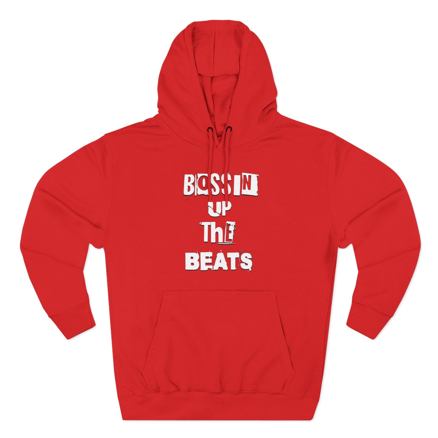 Bossin' Up The Beats Inspired Fleece Hoodie - Comfortable Music Lover's Apparel, Cozy Gift for Musicians