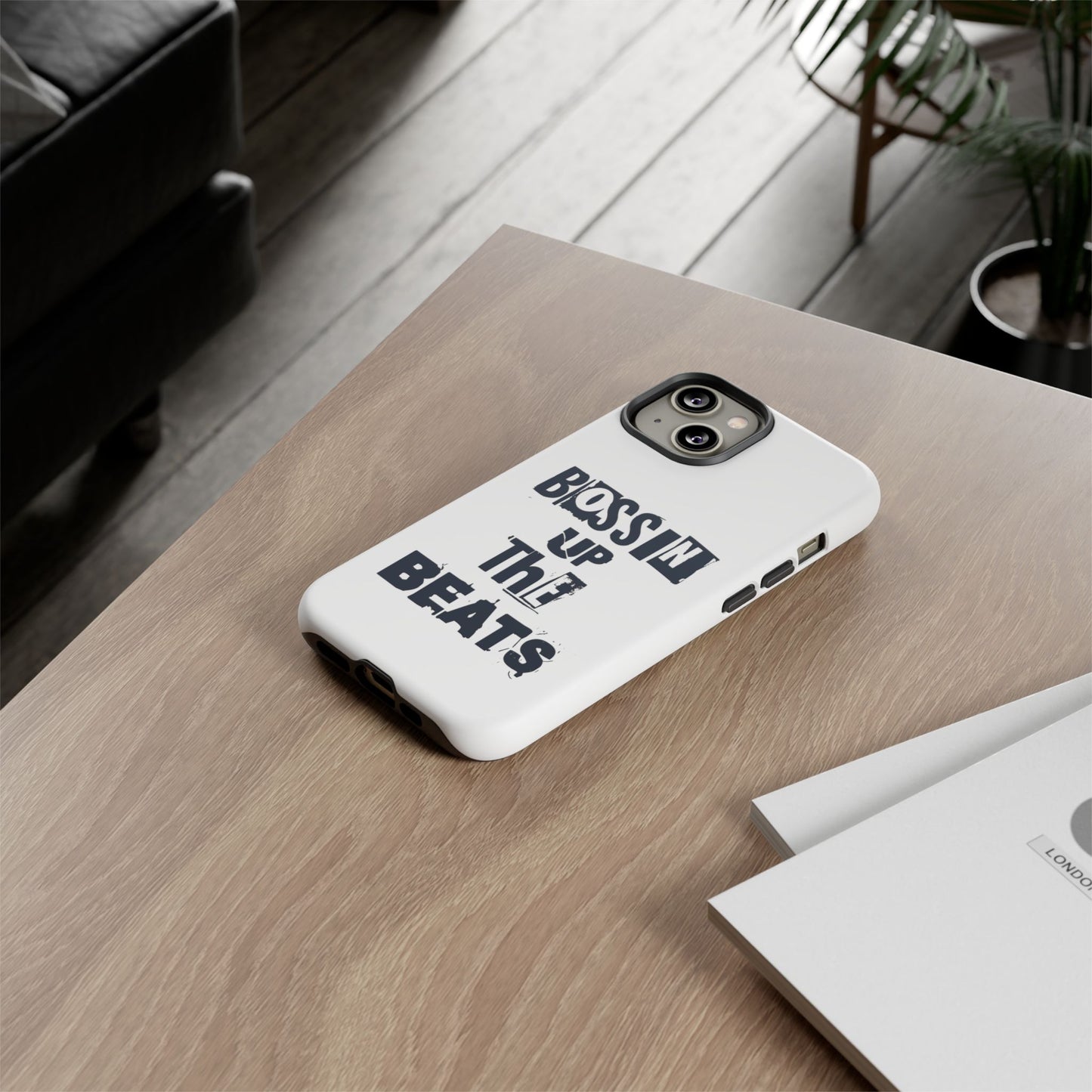 Bossin' Up the Beats Phone Case, Music Lover Gift, Trendy Phone Cover, Unique Phone Accessories, Birthday Present, Creative Tech Gear