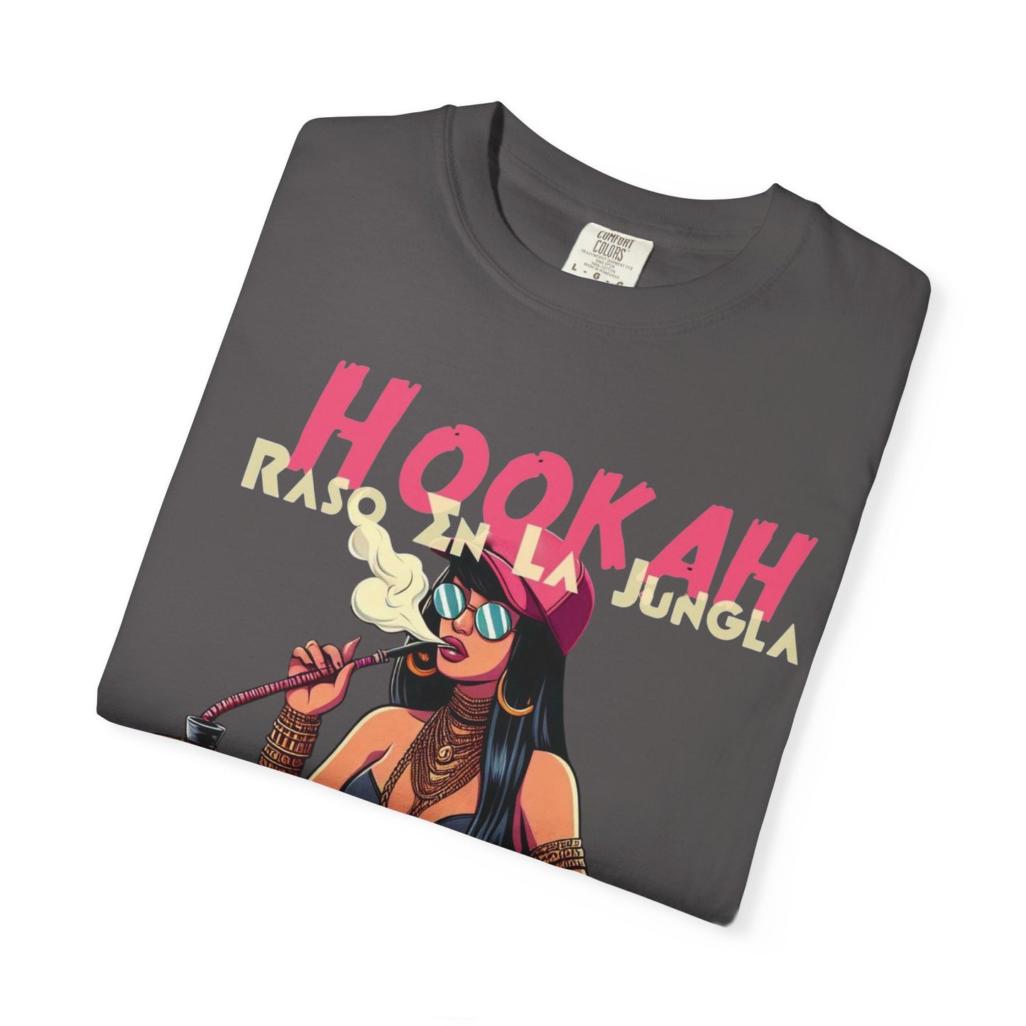 Raso En La Jungla Hookah Vibrant Graphic Tee for Hookah Lovers, Unisex Casual Shirt, Unique Gift, Summer Vibes, Trendy Style