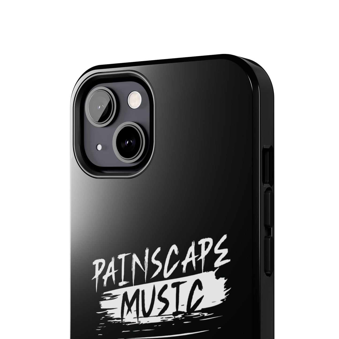 Tough Phone Case — "Painscape Music" Black Protective Phone Cover