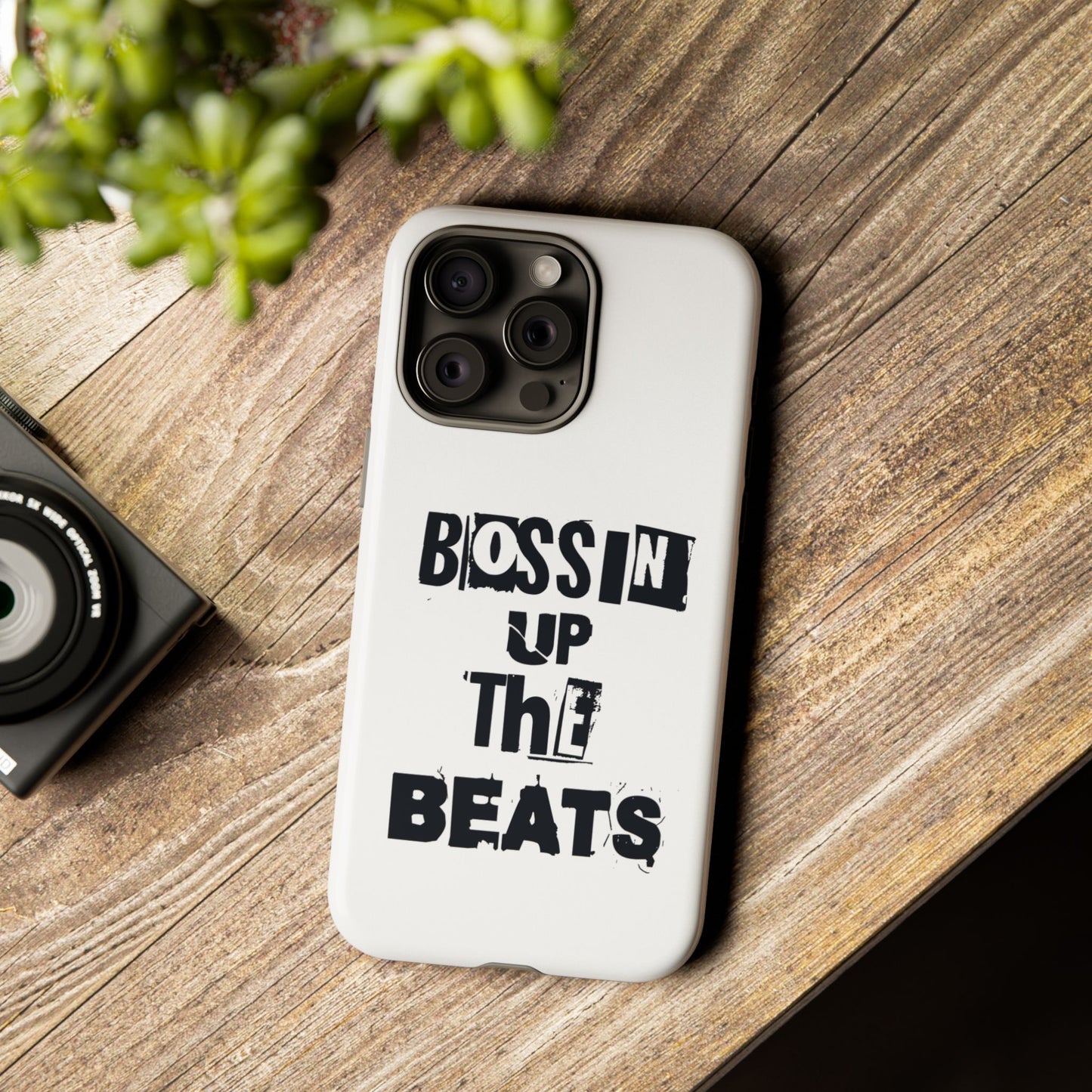Bossin' Up the Beats Phone Case, Music Lover Gift, Trendy Phone Cover, Unique Phone Accessories, Birthday Present, Creative Tech Gear