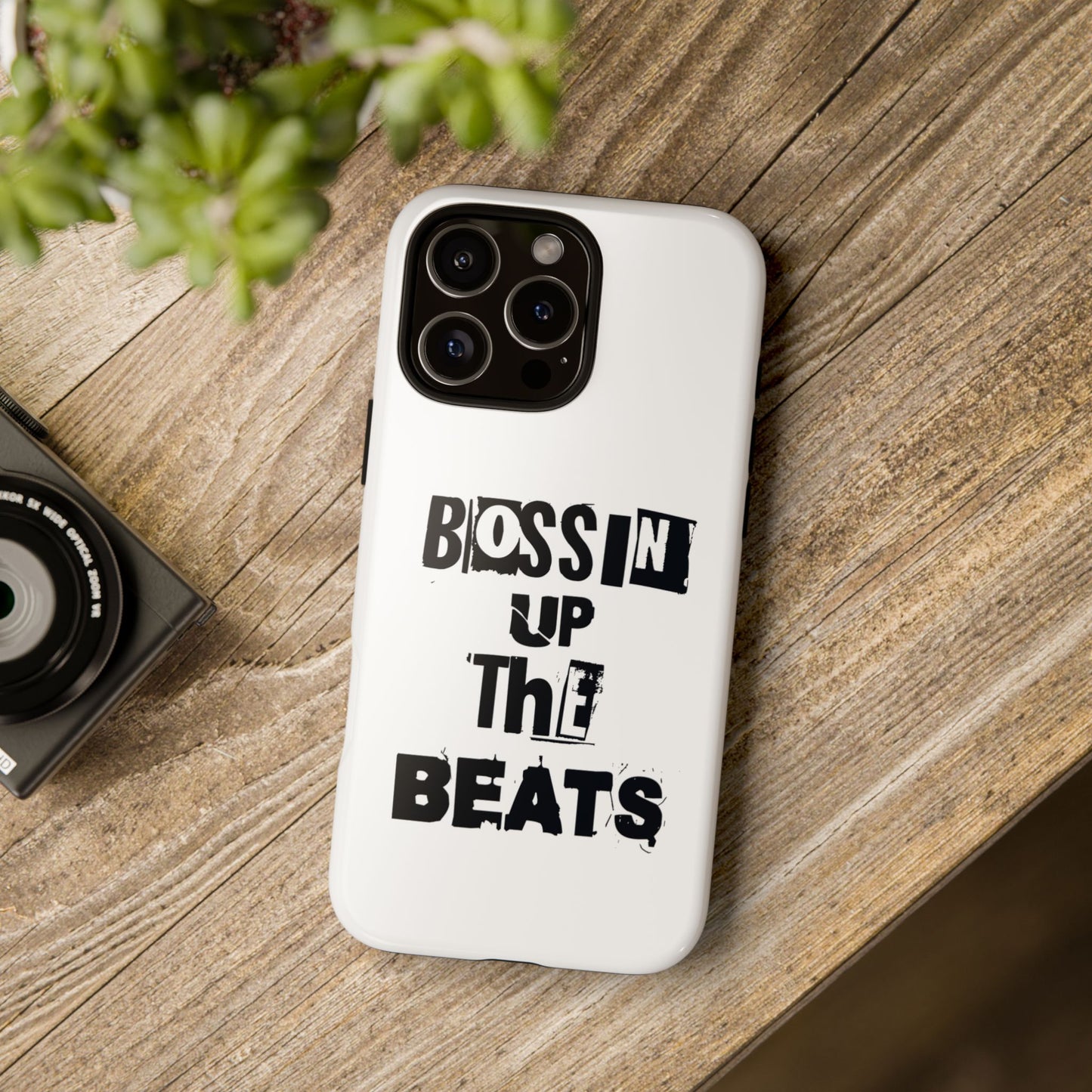 Bossin' Up the Beats Phone Case, Music Lover Gift, Trendy Phone Cover, Unique Phone Accessories, Birthday Present, Creative Tech Gear