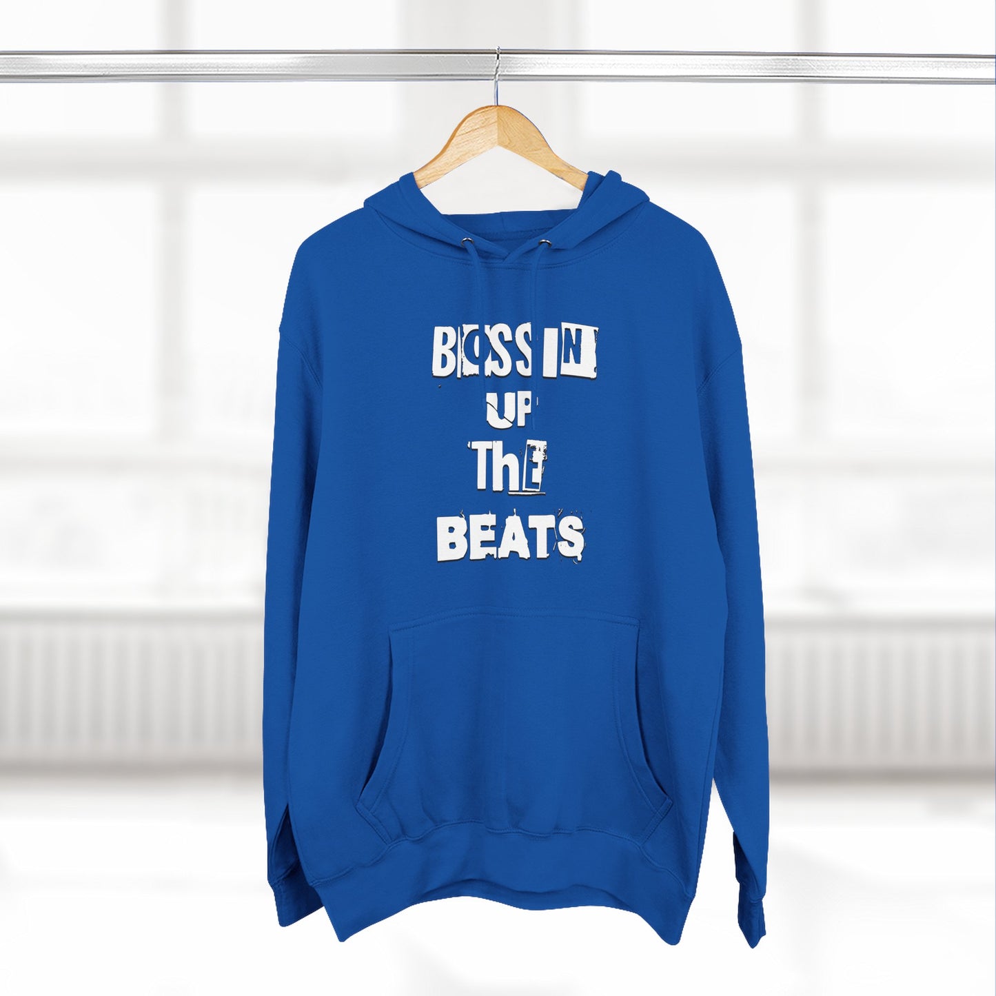 Bossin' Up The Beats Inspired Fleece Hoodie - Comfortable Music Lover's Apparel, Cozy Gift for Musicians